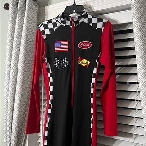 Women’s Racing NASCAR Suit - Black and Red